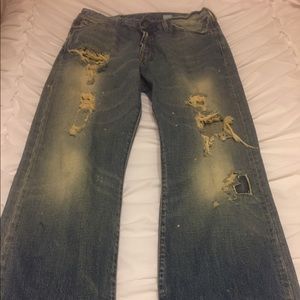 Men’s Abercrombie & Fitch Distressed Jeans 30X30